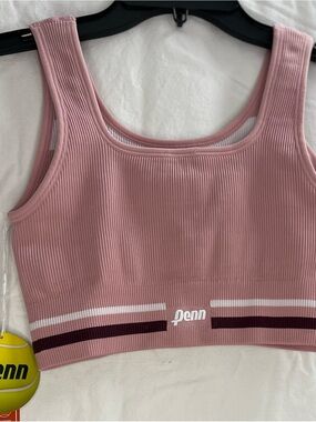 Women's Penn Ribbed Tank Bralette in Dusty Pink NWT. Sz. Small